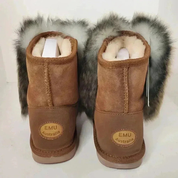 Emu Australia Stinger Mini Lava Water-Resistant Sheepskin Boot Size 6 - Picture 6 of 9